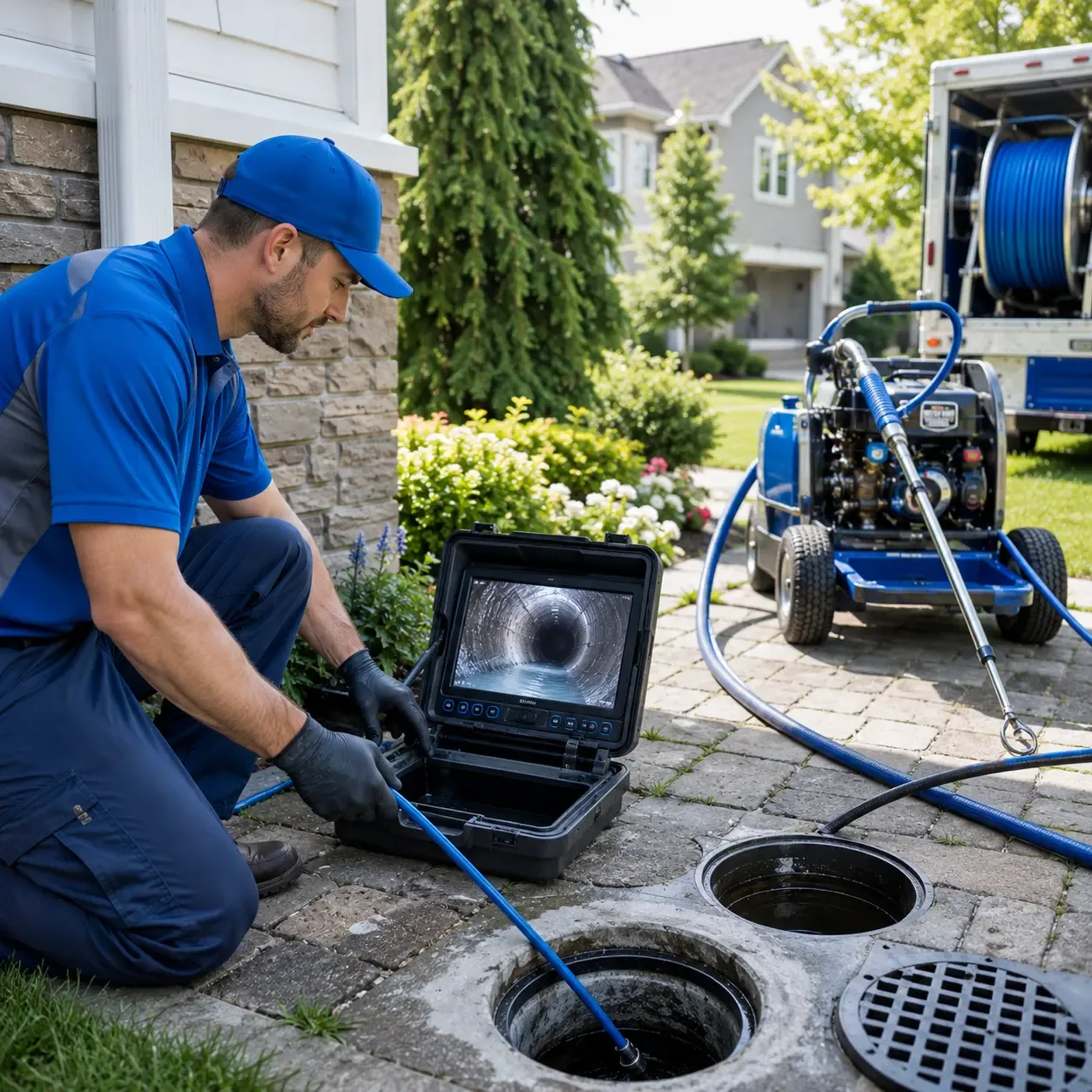 Outdoor drain cleaning professionals serving Kaufman, TX