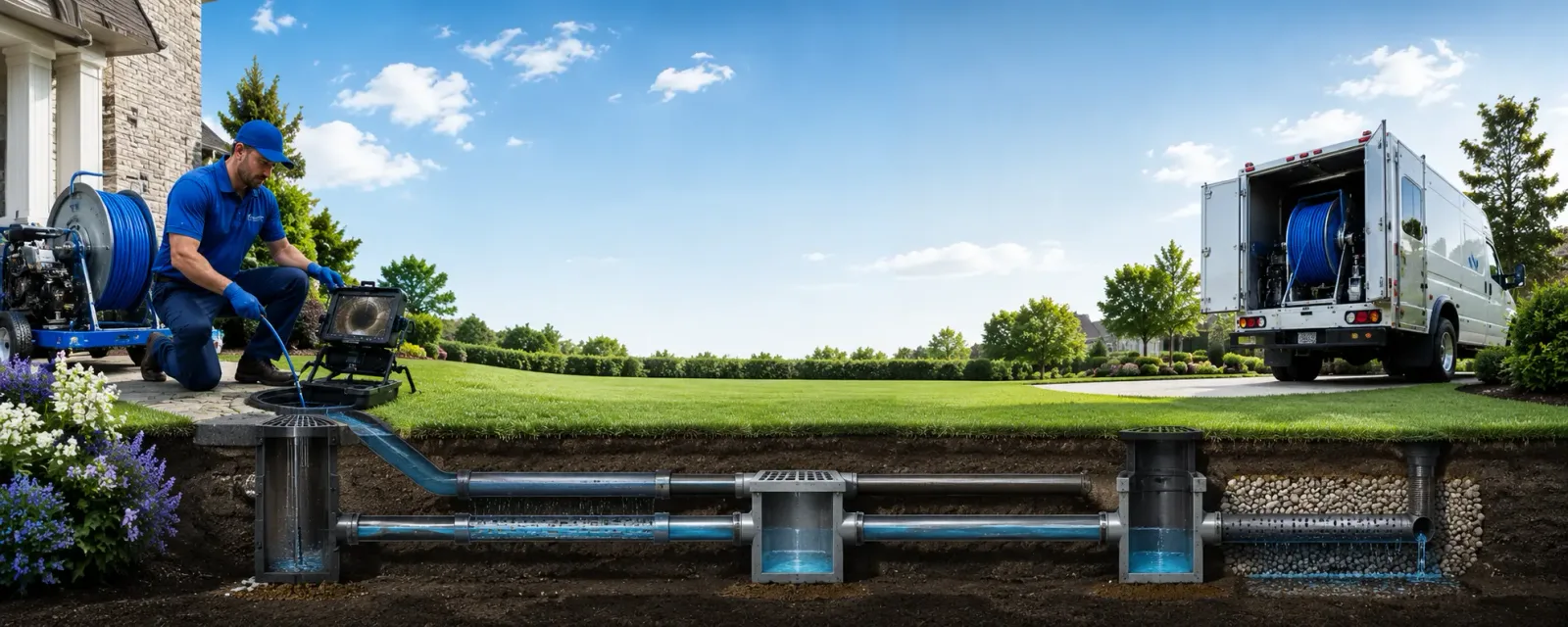 Outdoor drain cleaning information for Kaufman, TX
